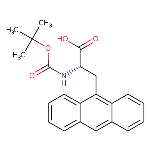 O=C(OC(C)(C)C)N[C@H](C(=O)O)Cc1c2ccccc2cc2c1cccc2