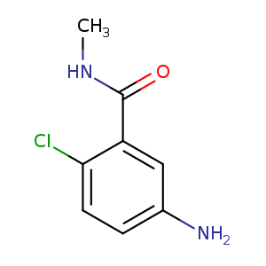 CNC(=O)c1cc(N)ccc1Cl