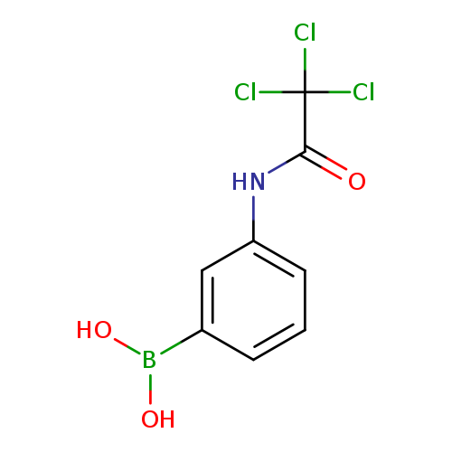 O=C(C(Cl)(Cl)Cl)Nc1cccc(c1)B(O)O