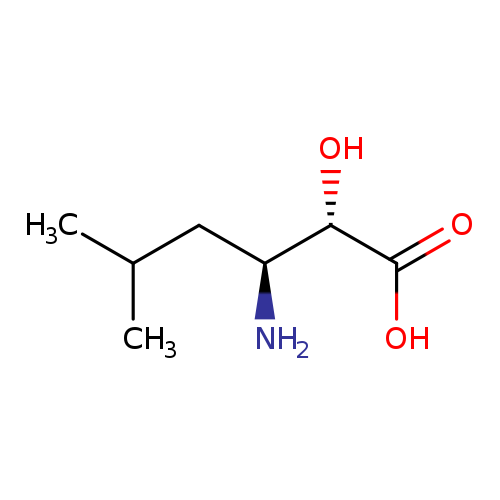 N[C@H]([C@@H](C(=O)O)O)CC(C)C