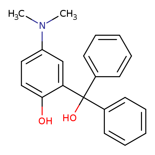 CN(c1ccc(c(c1)C(c1ccccc1)(c1ccccc1)O)O)C