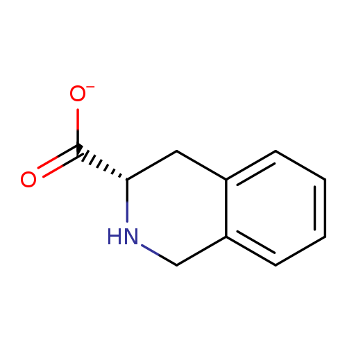 [O-]C(=O)[C@H]1NCc2c(C1)cccc2