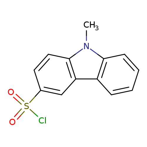 Cn1c2ccc(cc2c2c1cccc2)S(=O)(=O)Cl