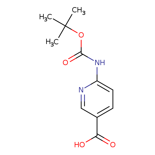 O=C(OC(C)(C)C)Nc1ccc(cn1)C(=O)O