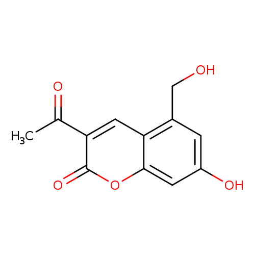 OCc1cc(O)cc2c1cc(C(=O)C)c(=O)o2