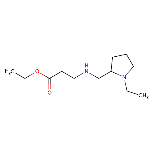 CCOC(=O)CCNCC1CCCN1CC