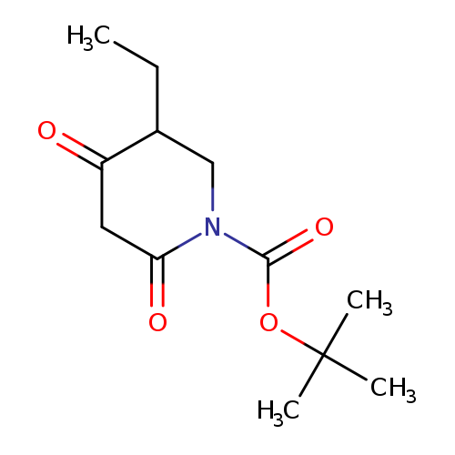 CCC1CN(C(=O)OC(C)(C)C)C(=O)CC1=O