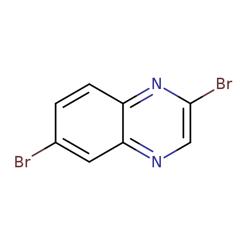 Brc1ccc2c(c1)ncc(n2)Br