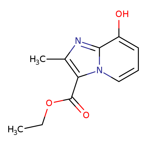 Cc1nc2n(c1C(=O)OCC)cccc2O