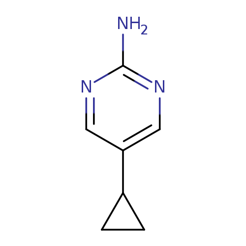 Nc1ncc(cn1)C1CC1