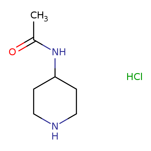 CC(=O)NC1CCNCC1.Cl