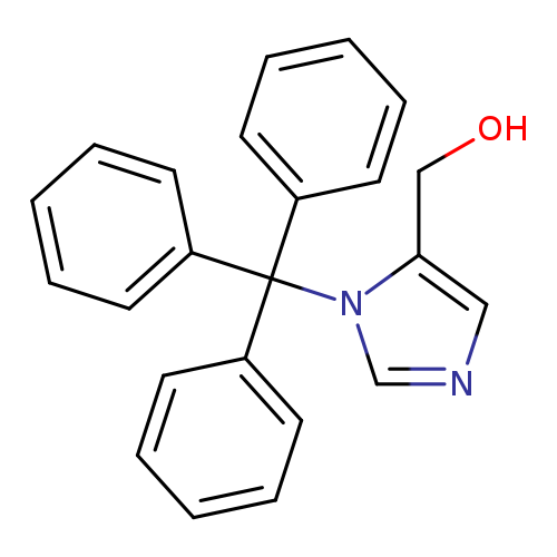 OCc1cncn1C(c1ccccc1)(c1ccccc1)c1ccccc1