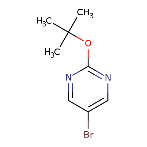 CC(Oc1ncc(cn1)Br)(C)C