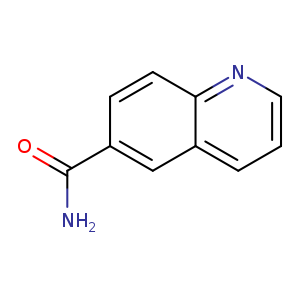 NC(=O)c1ccc2c(c1)cccn2