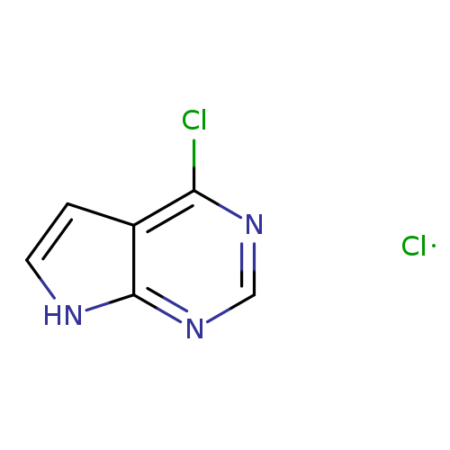 Clc1ncnc2c1cc[nH]2.[Cl]