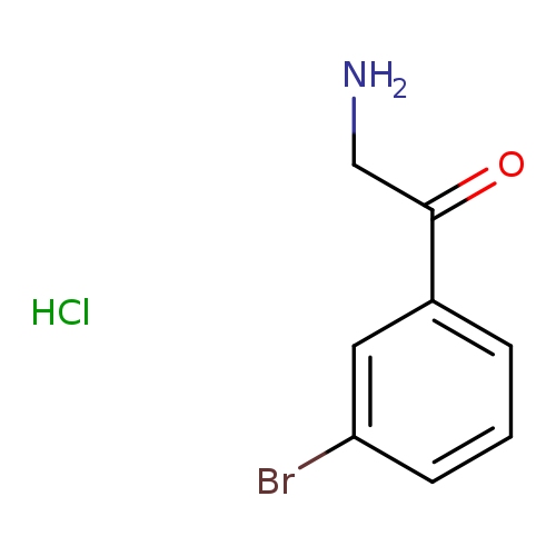 NCC(=O)c1cccc(c1)Br.Cl