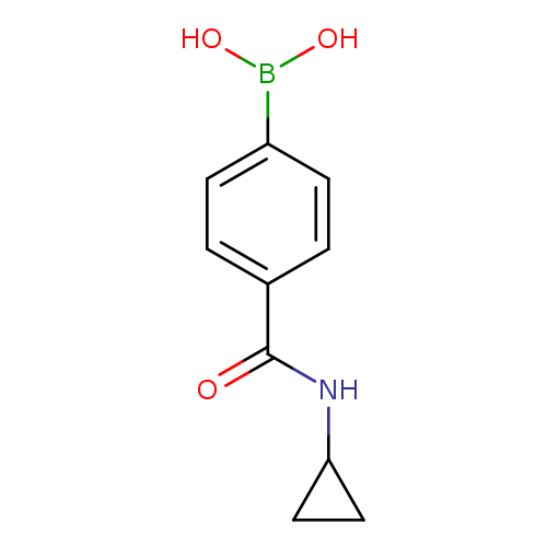 OB(c1ccc(cc1)C(=O)NC1CC1)O