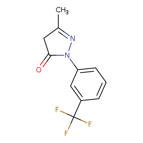 CC1=NN(C(=O)C1)c1cccc(c1)C(F)(F)F