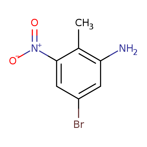 Brc1cc(N)c(c(c1)[N+](=O)[O-])C