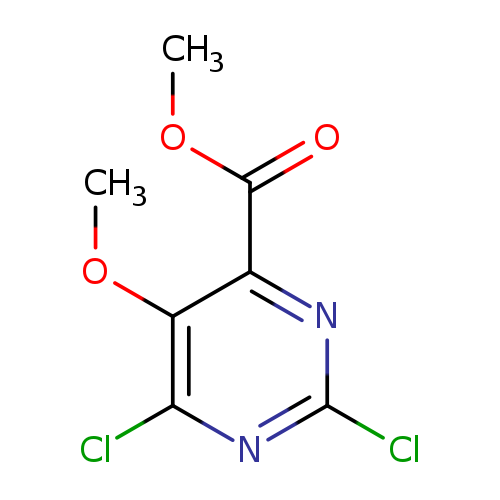COC(=O)c1nc(Cl)nc(c1OC)Cl