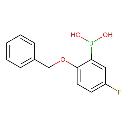 Fc1ccc(c(c1)B(O)O)OCc1ccccc1
