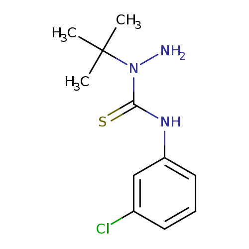 Clc1cccc(c1)NC(=S)N(C(C)(C)C)N