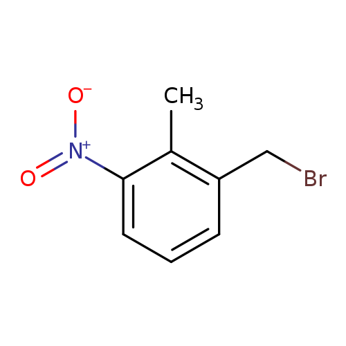 BrCc1cccc(c1C)[N+](=O)[O-]
