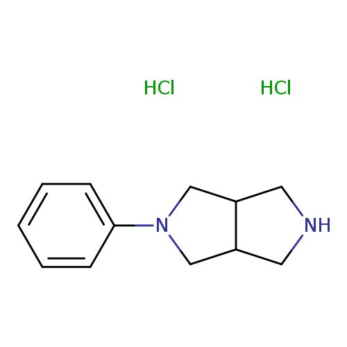 N1CC2C(C1)CN(C2)c1ccccc1.Cl.Cl