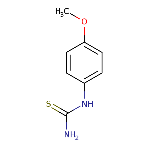COc1ccc(cc1)NC(=S)N