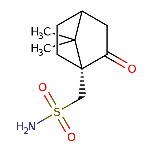 O=C1CC2C([C@@]1(CC2)CS(=O)(=O)N)(C)C