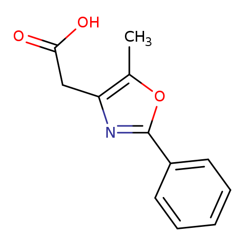 OC(=O)Cc1nc(oc1C)c1ccccc1