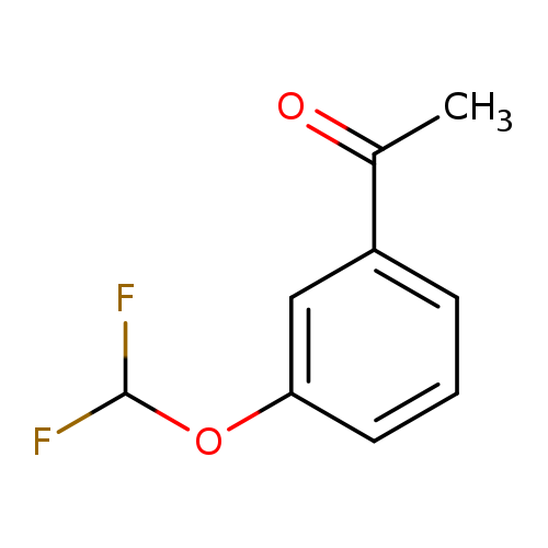 FC(Oc1cccc(c1)C(=O)C)F