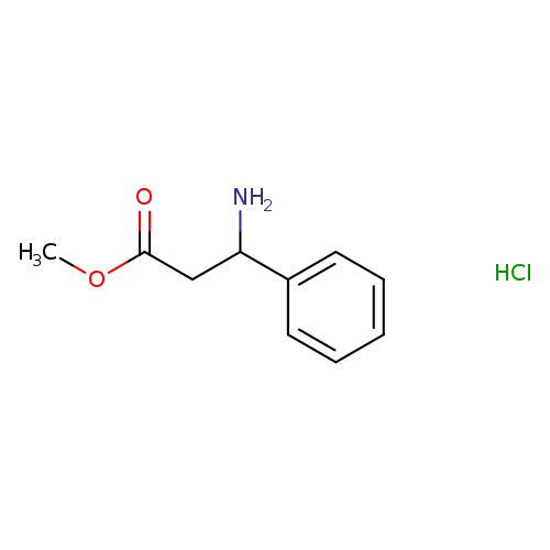 COC(=O)CC(c1ccccc1)N.Cl