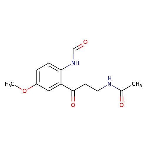 O=CNc1ccc(cc1C(=O)CCNC(=O)C)OC