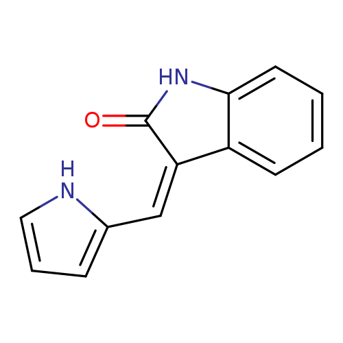 O=C1Nc2c(/C/1=C/c1[nH]ccc1)cccc2