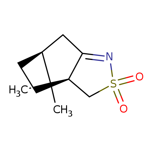 O=S1(=O)N=C2[C@@]3(C1)CC[C@@H](C2)C3(C)C