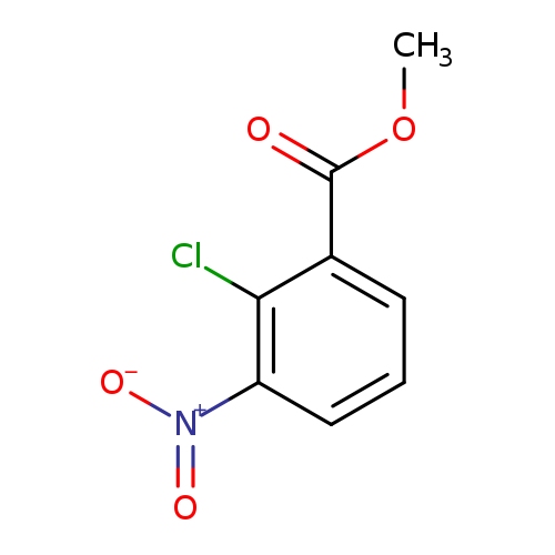 COC(=O)c1cccc(c1Cl)[N+](=O)[O-]