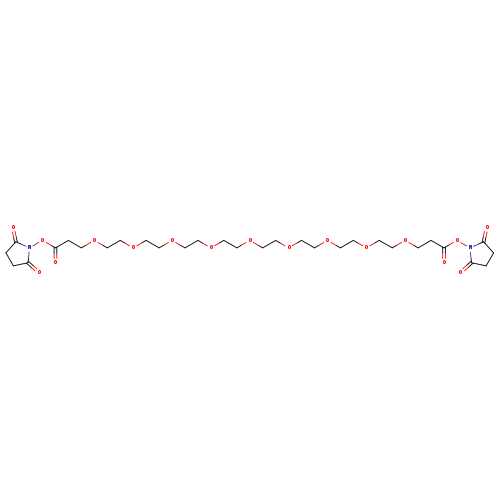 O=C(ON1C(=O)CCC1=O)CCOCCOCCOCCOCCOCCOCCOCCOCCOCCC(=O)ON1C(=O)CCC1=O