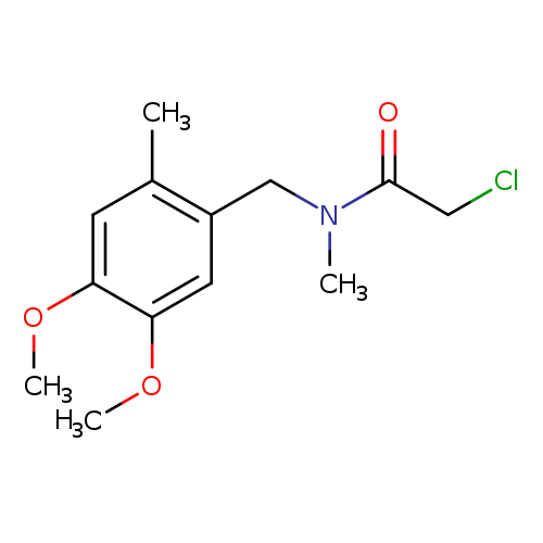 Cc1cc(OC)c(cc1CN(C(=O)CCl)C)OC