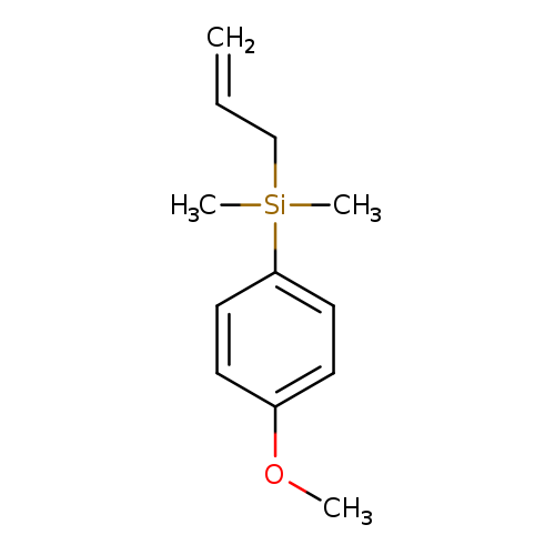 COc1ccc(cc1)[Si](CC=C)(C)C