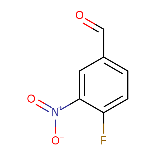 O=Cc1ccc(c(c1)[N+](=O)[O-])F