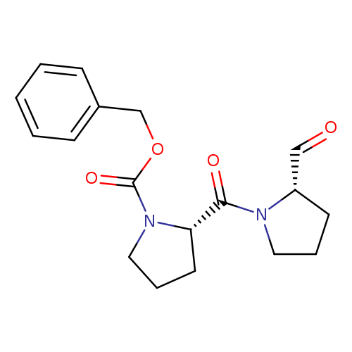 O=C[C@@H]1CCCN1C(=O)[C@@H]1CCCN1C(=O)OCc1ccccc1