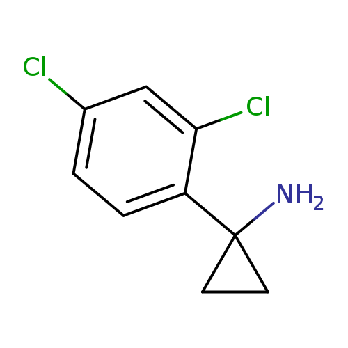 Clc1ccc(c(c1)Cl)C1(N)CC1