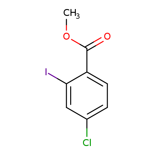 COC(=O)c1ccc(cc1I)Cl