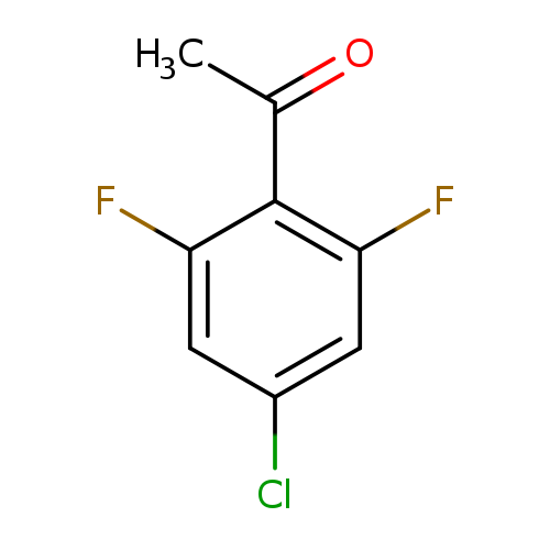 CC(=O)c1c(F)cc(cc1F)Cl