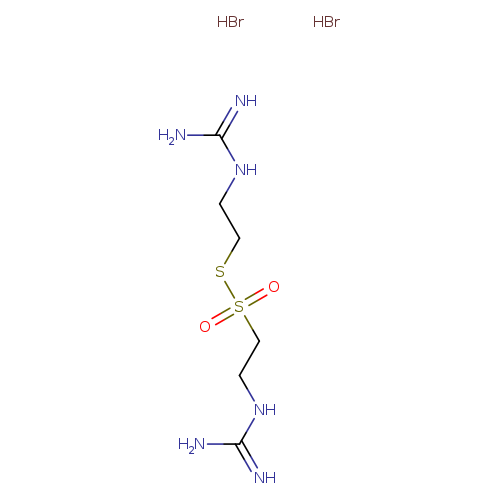 NC(=N)NCCSS(=O)(=O)CCNC(=N)N.Br.Br