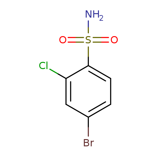 Brc1ccc(c(c1)Cl)S(=O)(=O)N