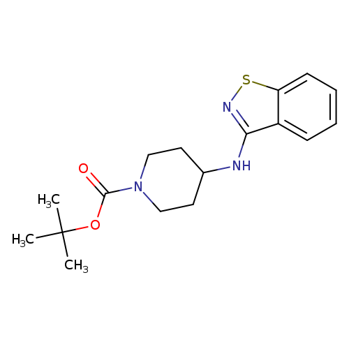 O=C(N1CCC(CC1)Nc1nsc2c1cccc2)OC(C)(C)C
