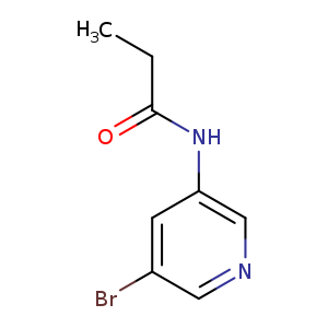 CCC(=O)Nc1cncc(c1)Br