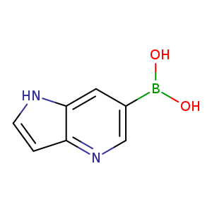 OB(c1cnc2c(c1)[nH]cc2)O